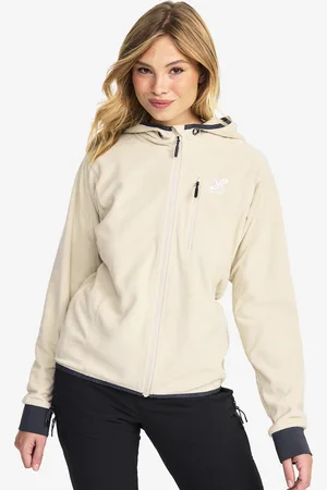 RevolutionRace Trekker Hoodie Naiset Peyote, Koko:2XL - > Paidat > Fleecet & Välikerrokset