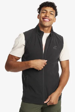 RevolutionRace Essential Fleece Vest Miehet Black, Koko:2XL - > Liivit