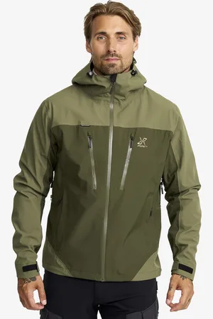 RevolutionRace Silence Proshell 3L Jacket Miehet Kalamata/Forest Night, Koko:2XL - > Sade- Ja Kuoritakit