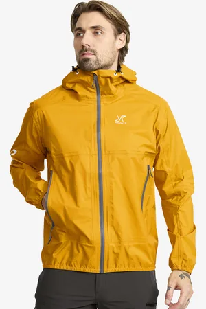 RevolutionRace Arcade 3L Lightweight Jacket Miehet Golden Yellow, Koko:2XL - > Sade- Ja Kuoritakit