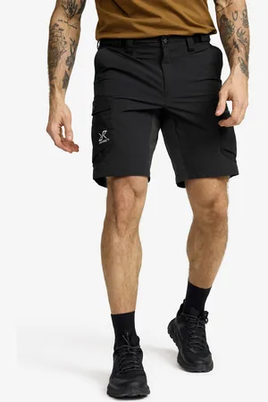 RevolutionRace Rambler Lightweight Pro Shorts Miehet Black, Koko:4XL - > Shortsit