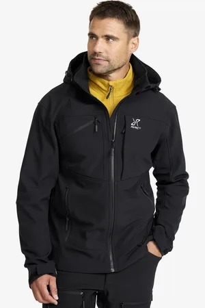 RevolutionRace Hiball Softshell Jacket Miehet Black, Koko:2XL - > Softshell-takit