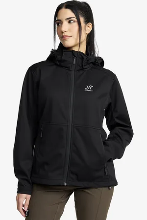 RevolutionRace Responder Softshell Jacket Naiset Black, Koko:4XL - > Takit > Softshell-takit