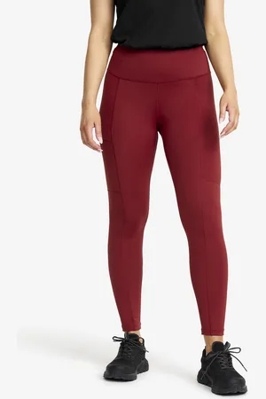 RevolutionRace Trikoot - - Energy Highwaist Tights Naiset Pomegranate, Koko:S
