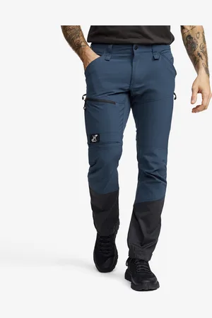 RevolutionRace Range Pro Stretch Pants Miehet Moonlit Ocean/Anthracite, Koko:2XL - Ulkoiluhousut, Vaellushousut & Retkeilyhousut