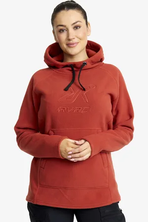 RevolutionRace Polar Fleece Hoodie Naiset Cinnabar, Koko:2XL - > Paidat > Hupparit & Svetarit