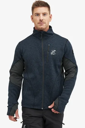 RevolutionRace Fusion Fleece Miehet Peacemaker Blue, Koko:M - Miehet > Paidat > Fleece & Välikerrokset