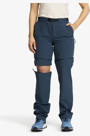 RevolutionRace Elevate Hiking Zip-off Pants Naiset Moonlit Ocean, Koko:2XL - Zip-off-housut