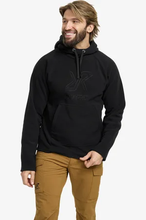RevolutionRace Polar Fleece Hoodie Miehet Black, Koko:2XL - Miehet > Paidat > Hupparit & Svetarit