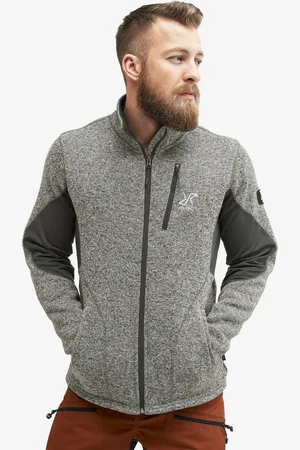 RevolutionRace Fusion Fleece Miehet Anthracite, Koko:S - Miehet > Paidat > Fleece & Välikerrokset