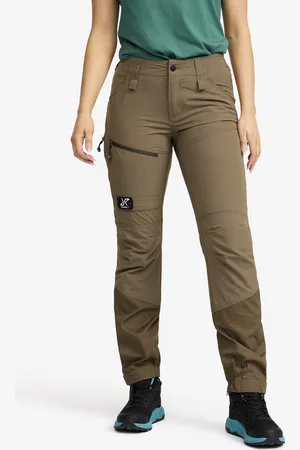 RevolutionRace Range Pro Stretch Pants Naiset Chocolate Chip, Koko:2XL - Ulkoiluhousut, Vaellushousut & Retkeilyhousut
