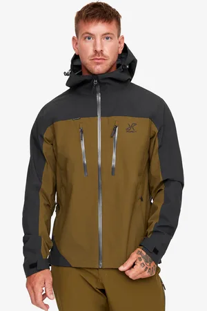RevolutionRace Silence Proshell 3L Jacket Miehet Dark Olive/Moonless Night, Koko:2XL - > Sade- Ja Kuoritakit