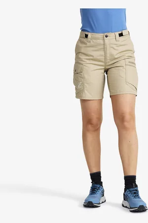 RevolutionRace Rambler Lightweight Pro Shorts Naiset Aluminium/Brindle, Koko:2XL - > Housut > Shortsit