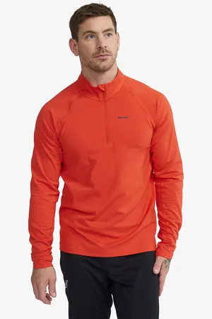 RevolutionRace Prep Half-zip Top Miehet Lava, Koko:2XL - Miehet > Paidat > Pitkähihaiset Paidat