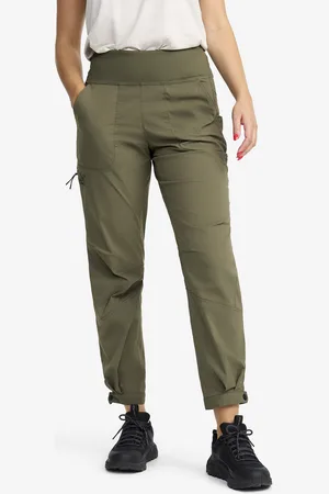 RevolutionRace Breezy Ankle Outdoor Pants Naiset Grape Leaf, Koko:2XL - Ulkoiluhousut, Vaellushousut & Retkeilyhousut