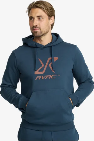 RevolutionRace RVRC Hoodie Miehet Moonlit Ocean/Smoked Paprika, Koko:4XL - Miehet > Paidat > Hupparit & Svetarit