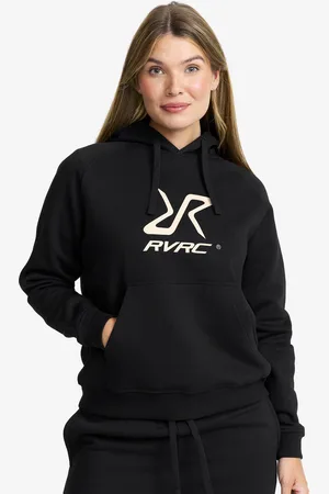RevolutionRace RVRC Hoodie Naiset Black/Oatmeal, Koko:2XL - > Paidat > Hupparit & Svetarit