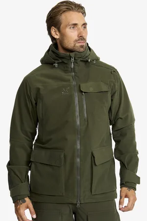 RevolutionRace Trace Silent Pro 2L Jacket Miehet Deep Depths, Koko:2XL - > Sade- Ja Kuoritakit