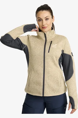 RevolutionRace Fusion Fleece Naiset Peyote, Koko:XS - > Paidat > Fleecet & Välikerrokset