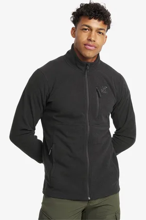 RevolutionRace Essential Full-zip Fleece Miehet Black, Koko:S - Miehet > Paidat > Fleece & Välikerrokset