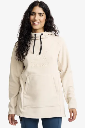 RevolutionRace Polar Fleece Hoodie Naiset Peyote, Koko:2XL - > Paidat > Hupparit & Svetarit