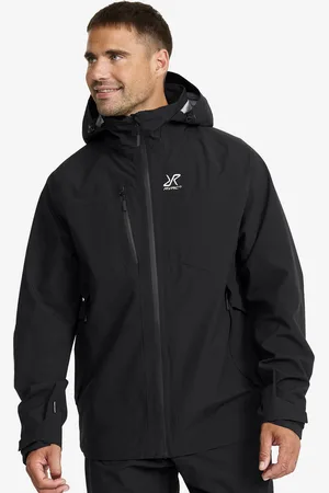 RevolutionRace Cloud 3L Shell Jacket Miehet Black, Koko:2XL - > Sade- Ja Kuoritakit