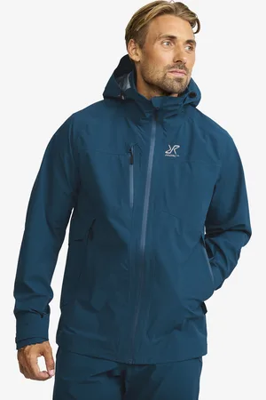 RevolutionRace Cloud 3L Shell Jacket Miehet Blue Opal, Koko:2XL - > Sade- Ja Kuoritakit