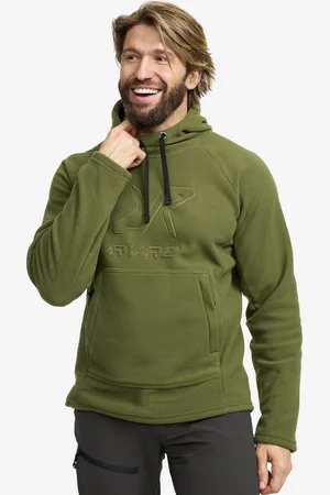 RevolutionRace Polar Fleece Hoodie Miehet Cypress, Koko:2XL - Miehet > Paidat > Hupparit & Svetarit