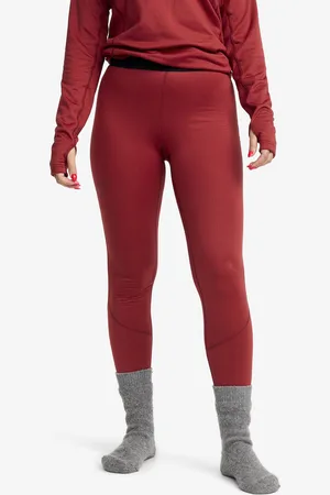 RevolutionRace Waffle Baselayer Pants Naiset Garnet, Koko:2XL - > Aluskerrastot