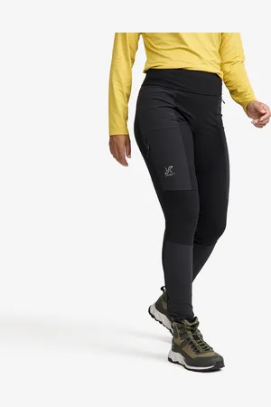 RevolutionRace Cliff Pocket Wind Leggings Naiset Black, Koko:XS - Trikoot