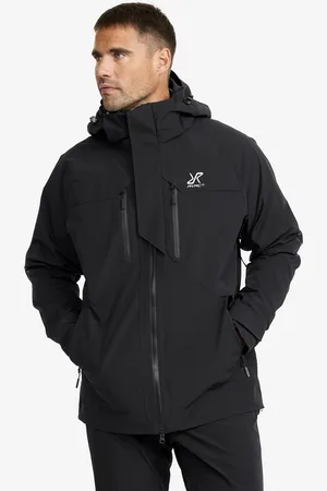 RevolutionRace Aries Pro 3L Shell Jacket Miehet Black, Koko:2XL - > Sade- Ja Kuoritakit