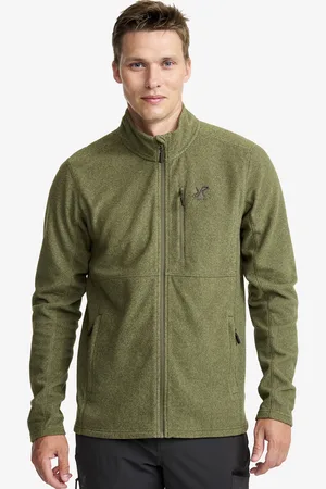 RevolutionRace Essential Full-zip Fleece Miehet Cypress, Koko:2XL - Miehet > Paidat > Fleece & Välikerrokset