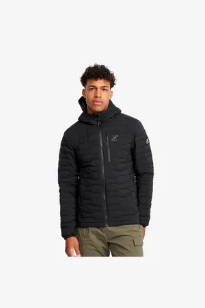 RevolutionRace Flex Stretch Down Jacket Miehet Black, Koko:2XL - Ulkoilutakki, Kuoritakki & Tuulitakki