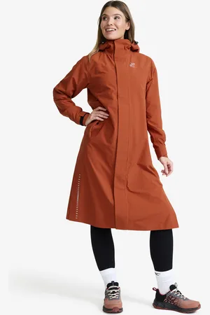 RevolutionRace Cloud 3L Long Shell Parka Naiset Rusty Orange, Koko:L - > Takit > Sade- Ja Kuoritakit