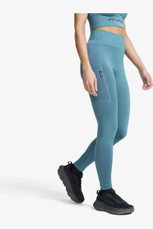 RevolutionRace Descent Seamless Tights Naiset Blue Ashes, Koko:L-XL - Trikoot