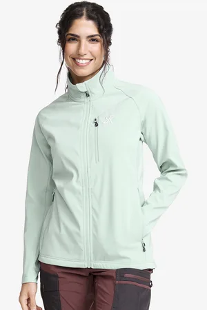 RevolutionRace Exciter Light Softshell Jacket Naiset Gray Mist, Koko:2XL - > Takit > Softshell-takit