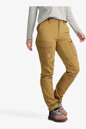 RevolutionRace Rambler Lightweight Pro Pants Naiset Dijon, Koko:2XL - Ulkoiluhousut, Vaellushousut & Retkeilyhousut