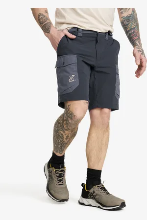 RevolutionRace Rambler Lightweight Pro Shorts Miehet Turbulence Blue/Blueberry, Koko:2XL - > Shortsit