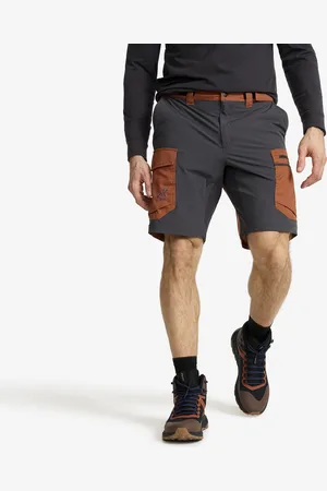 RevolutionRace Rambler Lightweight Pro Shorts Miehet Dusty Orange/Anthracite, Koko:2XL - > Shortsit