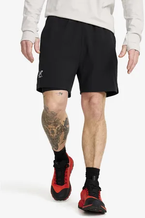 RevolutionRace Rise 2-in-1 Shorts Miehet Black, Koko:2XL - > Shortsit