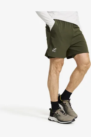 RevolutionRace Rise 2-in-1 Shorts Miehet Forest Night, Koko:2XL - > Shortsit