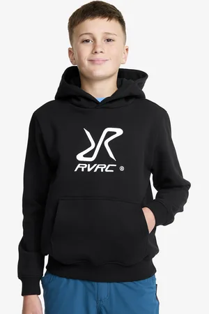 RevolutionRace RVRC Hoodie Teens Black/White, Koko:146 - Lapset & Nuoret > Paidat > Hupparit