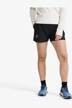 RevolutionRace Rise 2-in-1 Shorts Naiset Black, Koko:2XL - > Housut > Shortsit