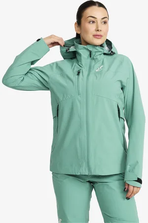 RevolutionRace Cloud 3L Shell Jacket Naiset Bristol Blue, Koko:2XL - > Takit > Sade- Ja Kuoritakit