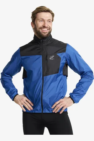RevolutionRace Unit Light Windbreaker Miehet Imperial Blue/Black, Koko:2XL - > Tuulitakit