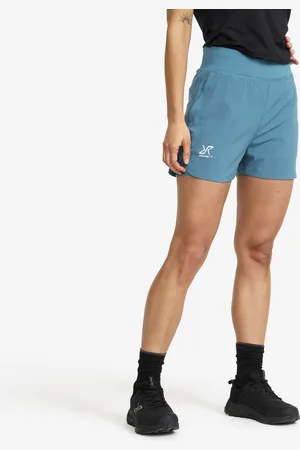 RevolutionRace Rise 2-in-1 Shorts Naiset Blue Ashes, Koko:2XL - > Housut > Shortsit