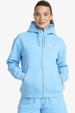 RevolutionRace RVRC Full-zip Hoodie Naiset Alaskan Blue, Koko:2XL - > Paidat > Hupparit & Svetarit