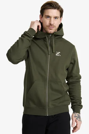 RevolutionRace RVRC Full-zip Hoodie Miehet Forest Night, Koko:2XL - Miehet > Paidat > Hupparit & Svetarit