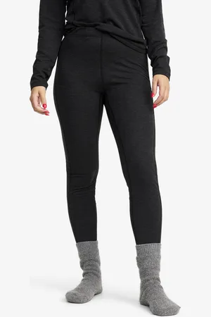 RevolutionRace North Merino Pants Naiset Black, Koko:M - > Aluskerrastot