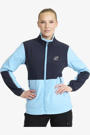 RevolutionRace River Hybrid Fleece Naiset Alaskan Blue, Koko:2XL - > Paidat > Fleecet & Välikerrokset